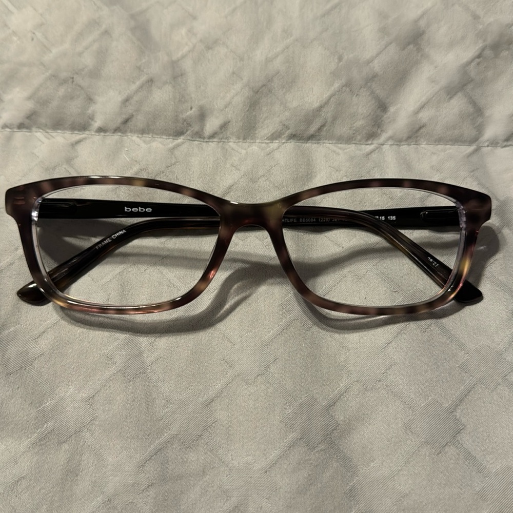 BEBE LOVE THE NIGHTLIFE BB5084 EYEGLASS FRAMES 226 JET TORTOISE 52-15-135